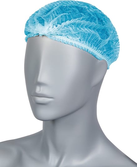 Wegwerp Haarnetjes - Blauw - Met Clip - 100 Stuks