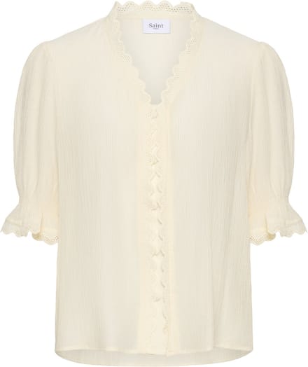 Saint Tropez KristelSZ Shirt Dames Blouse - Ice