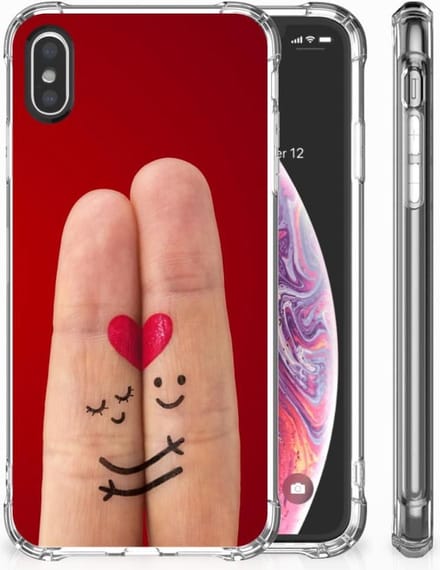 Apple iPhone X | Xs Anti Shock Bumper Case Liefde - Origineel Romantisch Cadeau