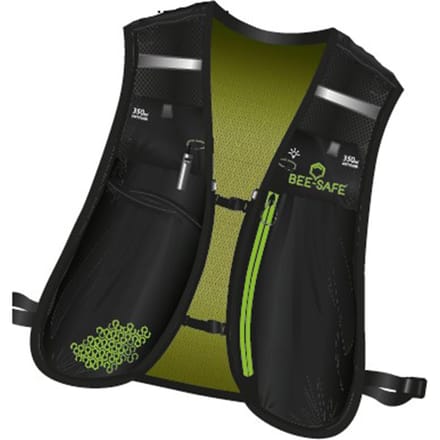 Bee Safe Hydro Backpack 5 Ltr ( excl. 1,5 Ltr Bladder ) – water rugtas – drink rugtas – verstelbaar - one size - Black/Lime