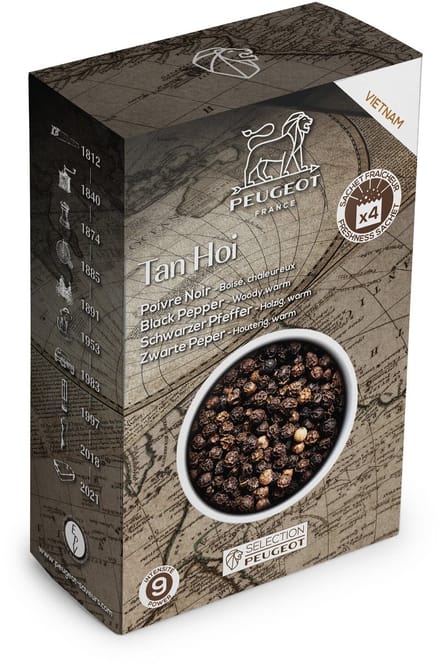 Peugeot Tan Hoi Zwarte Peper Zakjes - 4x20 G