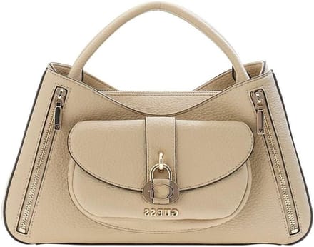 Schoudertas Dames - Crossbody Tas - Dagelijks Gebruik - Kunstleer - 32 x 16 cm - Beige