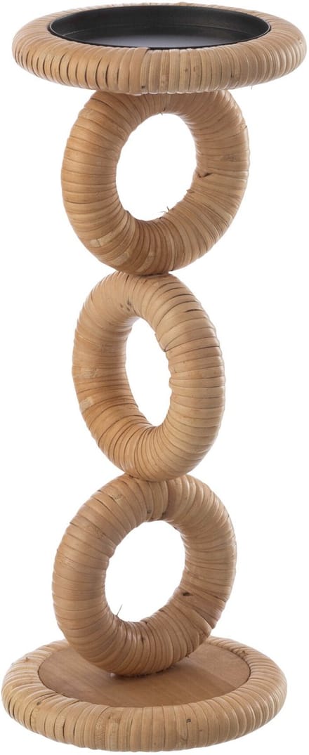 J-Line kaarshouder Ring - hout - naturel - small