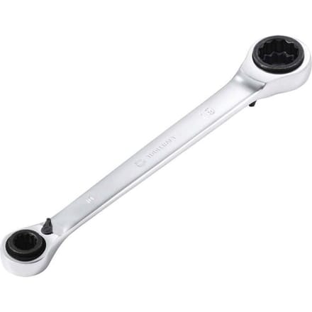 TOOLCRAFT TO-10781151 Dubbele ringsleutelratel Sleutelbreedte (metrisch) 10 - 19 mm