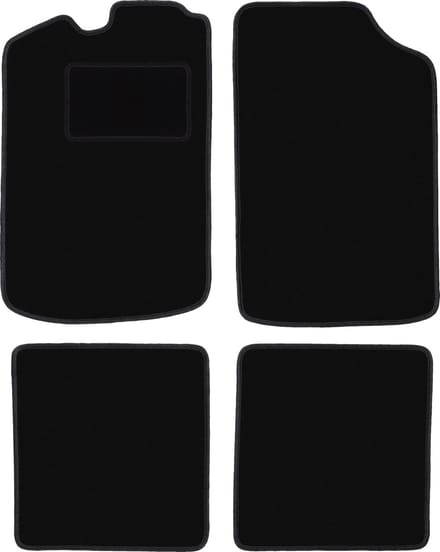 Zwarte veloursmatten voor: Volkswagen Golf I hatchback (1974-1983)