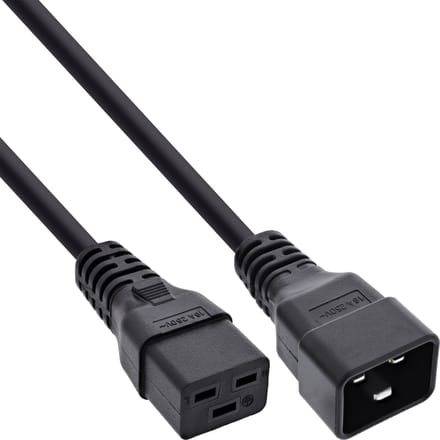 C19 - C20 stroomkabel voor UPS/PDU - 3x 1,50mm / zwart - 7,5 meter