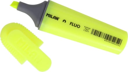 Milan Markeerstift Fluo 1 - 4,8 Mm Plat 153 Mm Geel