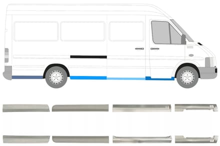 Reparatiepaneel set voor Volkswagen LT 1996-2005 / Links + Rechts