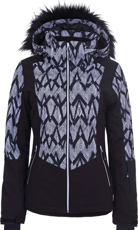 Icepeak Floris - Skijas - Dames - Zwart/Wit - Maat 38