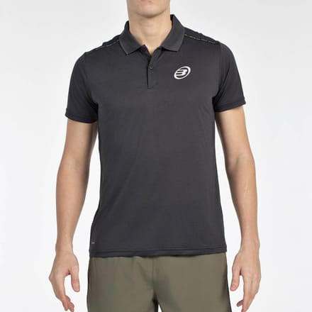 Bullpadel Mirac Polo Heren-Zwart