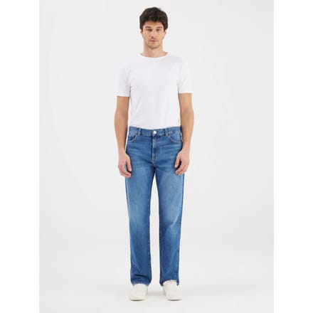 Cup of Joe Neo heren relaxed straight fit jeans medium blue