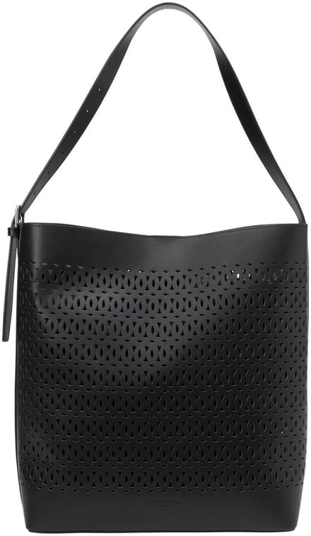Marc O'Polo Schoudertas Alka Hobo Bag Black Zwart