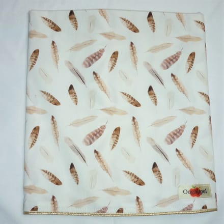 Oogappel Veren Katoen Ledikantlaken 120x150 cm-Offwhite