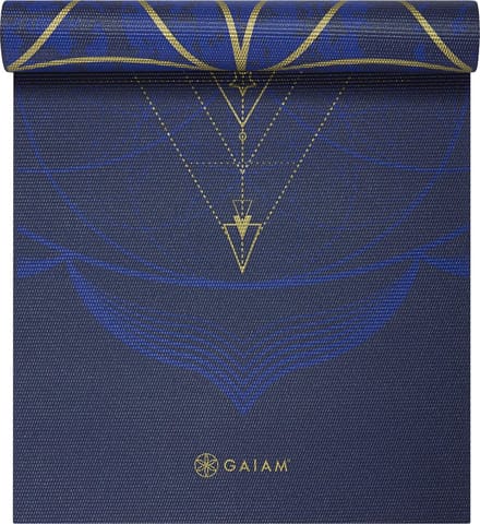 Gaiam Reversible Sun & Moon Yoga Mat - Blauw - 173 X 61 X 0.6 Cm