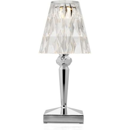 Kartell - Battery Tafellamp - chroom - zilver