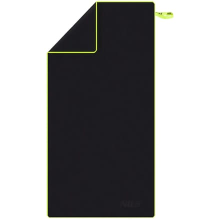NILS CAMP NCR11 - Strandlaken - Microvezel - 140x70 cm - Zwart