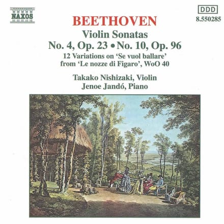 Takako Nishizaki & Jeno Jandó - Beethoven: Violin Sonatas 4 & 10 (CD)