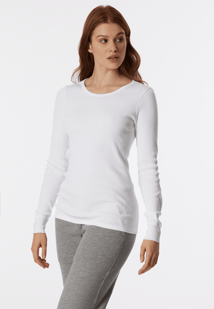 Wit shirt met lange mouwen - Revival Greta 38