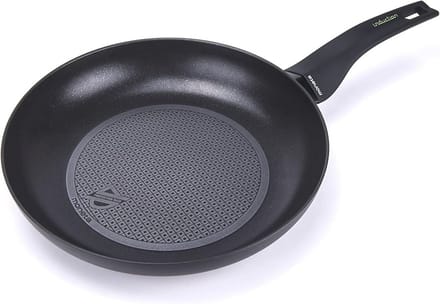 Beschermende Basis Koekenpan 26cm - Aluminium, Inductie, Zwart