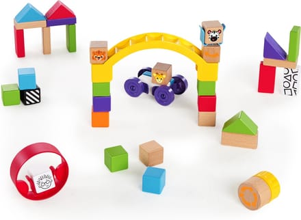 Blokkenset curious creator - Hape - Baby Einstein - vanaf 3 maanden