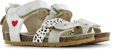 Shoesme metallic gouden sandaal met hartje
