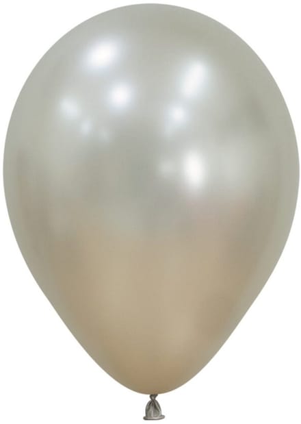 Latex ballonnen Sempertex Silk Cream Pearl, 12inch - 12 stuks