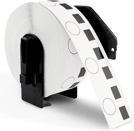 Brother DK-11218 compatibele labelrollen ø24 mm - 1000 etiketten per rol