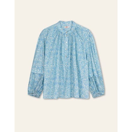 Oilily Bean Blouse- maat40 Brunnera Blauw