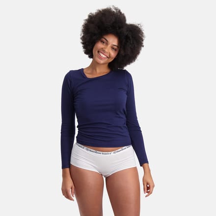 Comfortabel & Zijdezacht Bamboo Basics Hipsters Iris (2-pack) - Wit - M