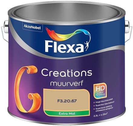 Flexa - Creations Muurverf Extra Mat - F3.20.67 - Mengverf - 2,5 L