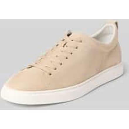 Sneakers van echt leer in velourslook model 'Uwin'