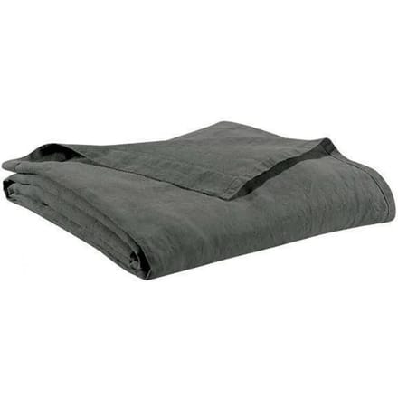 Plat laken stonewashed katoen Vivaraise Zeff