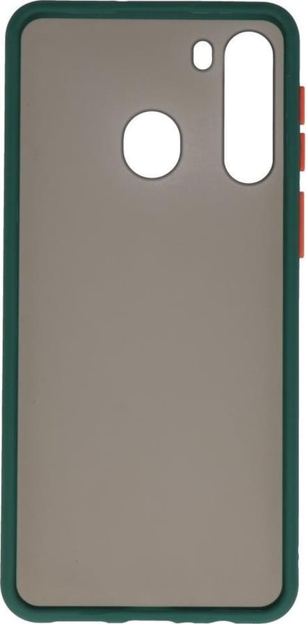Hardcase Backcover voor Samsung Galaxy A21 Donker Groen