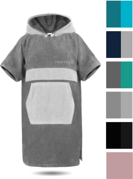 Surfer Poncho - Katoenen badjas met capuchon