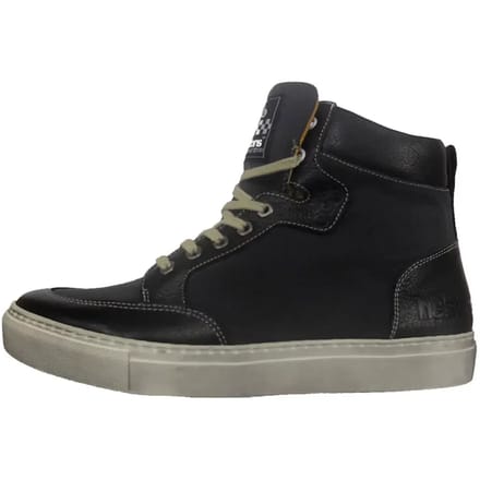 Helstons Kobe Canvas Armalith Leer Grijs Zwart Motorschoenen -