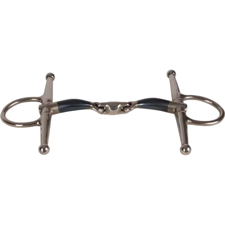Dubbele breuknaald bit voor paard Velari Full Cheek Bit Sweet Iron 16mm 13,5cm
