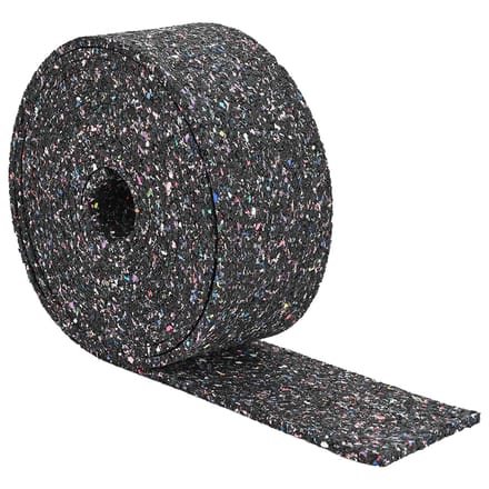 vidaXL Rubbergranulaatrol Zwart 200 x 12 x 0,6 cm Rubber