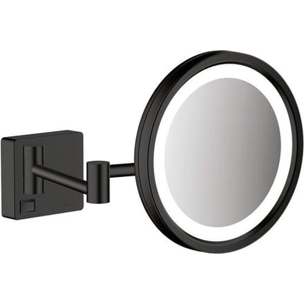 hansgrohe AddStoris scheerspiegel LED Licht mat zwart