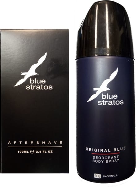 Blue Stratos After Shave 100 ml & Deo Spray