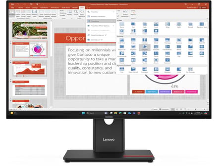 Lenovo ThinkVision T27-40 LED-monitor Energielabel D (A - G) 68.6 cm (27 inch) 16:9 6 ms DisplayPort, HDMI IPS LED