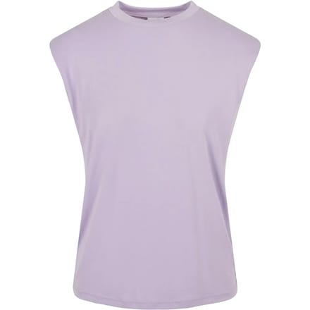 Urban Classics - Modal Padded Shoulder Mouwloze top - XS - Paars