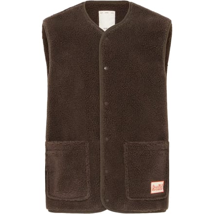 Mouwloos fleece Solid Tans