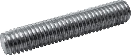 Draadeind Verzinkt M10 x 40 mm | Sterkte 4.8 | Doos 100 stuks