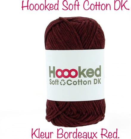 Soft Cotton DK 50g. Bordeaux Red (rood)