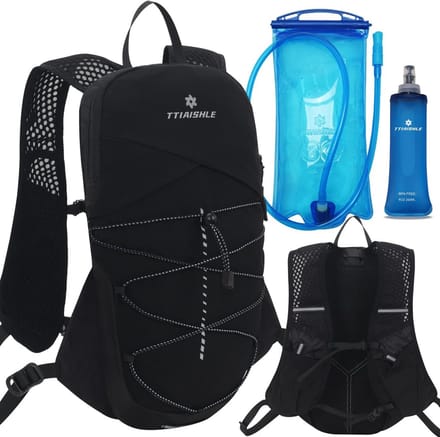 Lichtgewicht hardloopvest met hydratatiepakket voor trailrunning en fietsen
