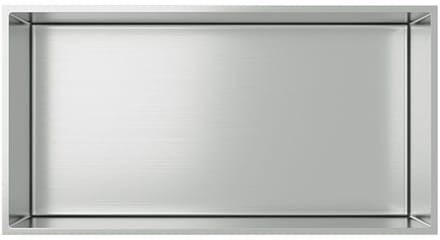 H&F Inbouwnis 30x60x7 cm – Geborsteld RVS – Douchenis – Badkamer Wandnis