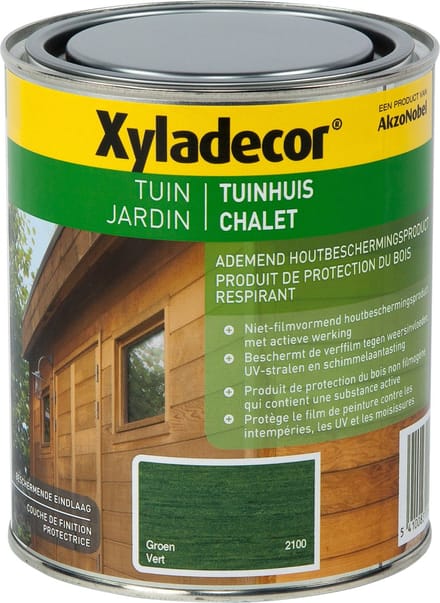 Xyladecor - Tuinhuis - Groen - 0,75 L