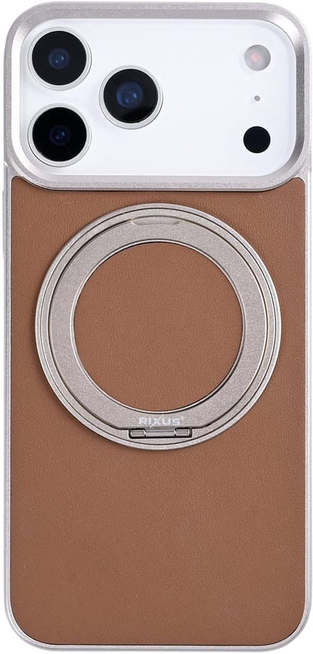 Rixus MagWrap Case For Apple iPhone 17 Pro Max Brown