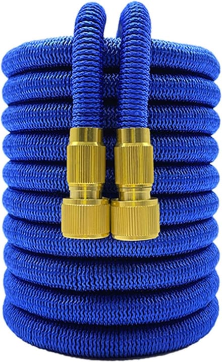 Expandeerbare tuinslang - Flexibele waterslang - Tuin water geven - 3x uitbreidbaar - 30 meter - Blauw