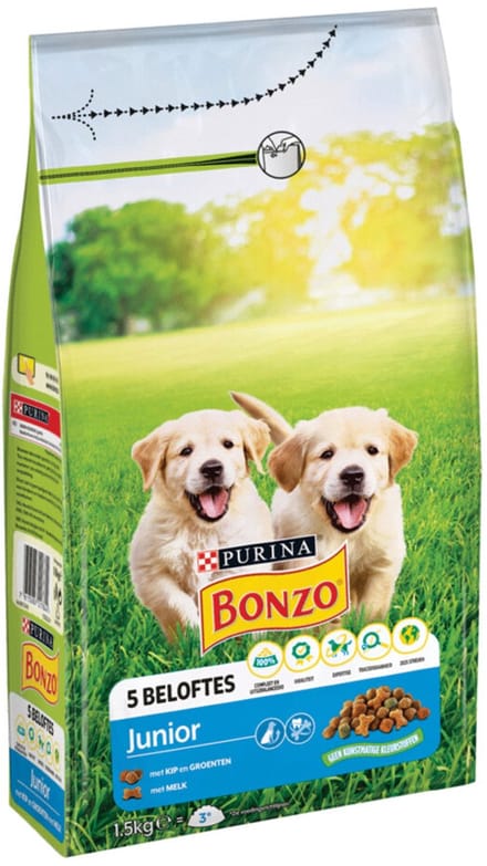 Bonzo Junior - Hondenvoer - 1.5 kg